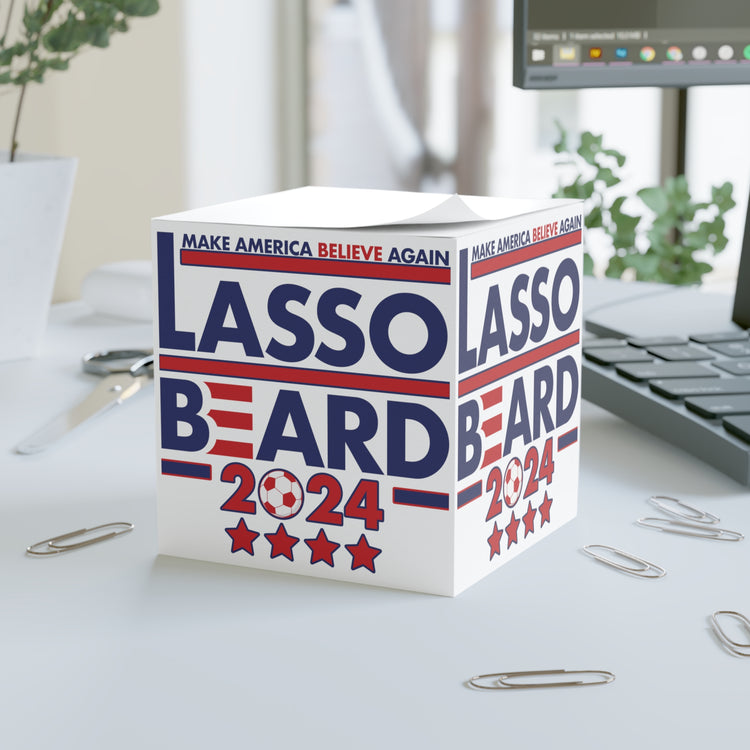 Lasso Beard 2024 Note Cube