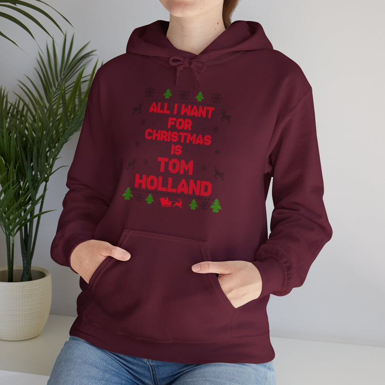 All I Want For Christmas Tom Holland Hoodie