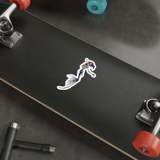 Mermaid Skeleton Die-Cut Stickers - Fandom-Made