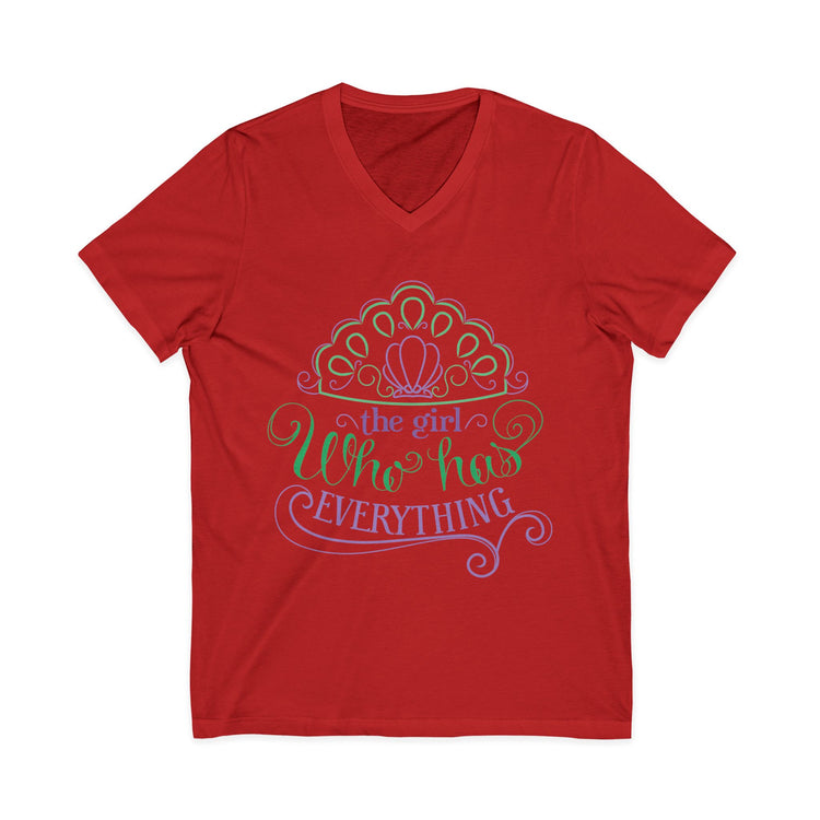 The Girl Who Has Everything V-Neck Tee