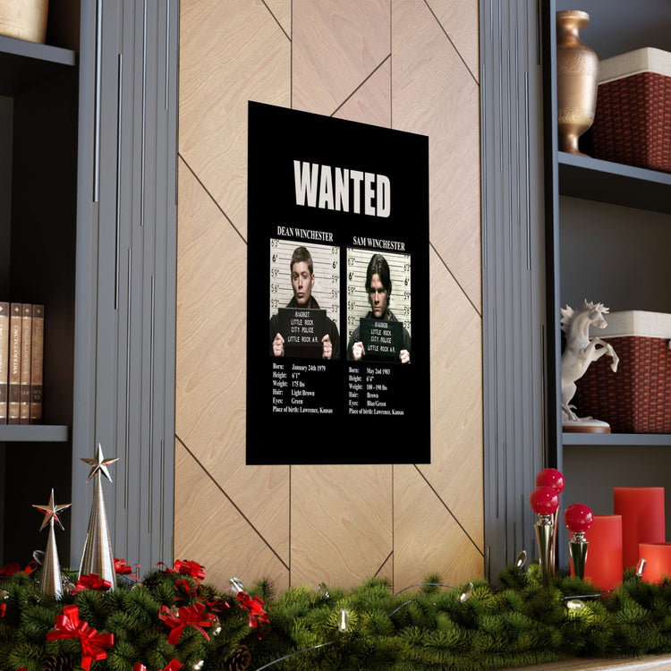 Winchesters Wanted Poster