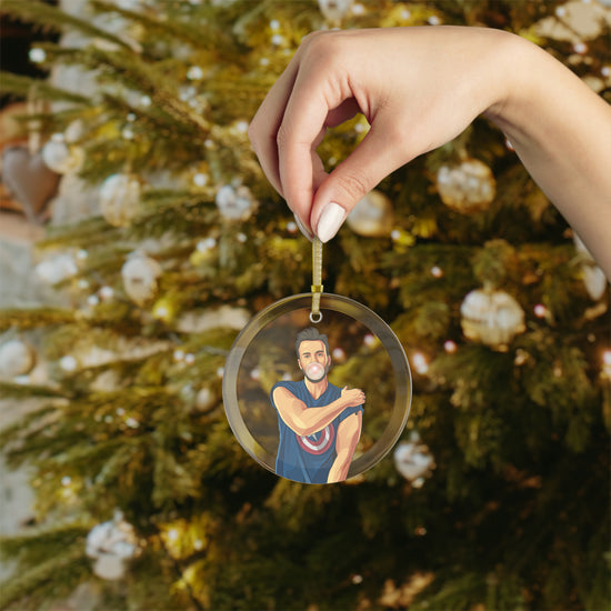 Chris Evans Glass Ornaments - Fandom-Made