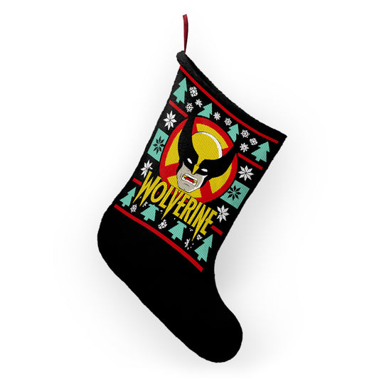 Wolverine Ugly Christmas Sweater Christmas Stockings - Fandom-Made
