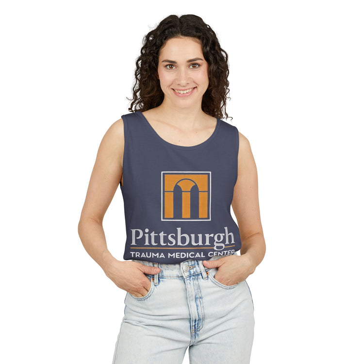 Pitt Trauma Unisex Garment-Dyed Tank Top - Fandom-Made