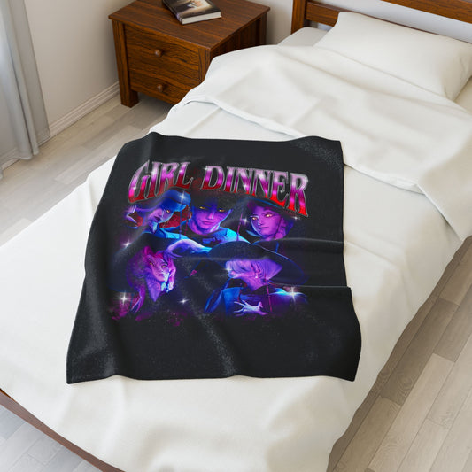 Demon Boys Velveteen Plush Blanket