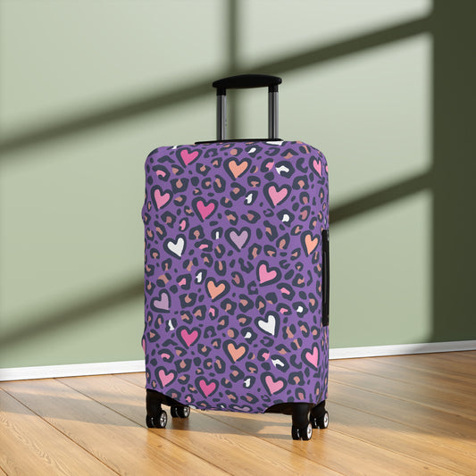 Leopard Love Luggage Cover