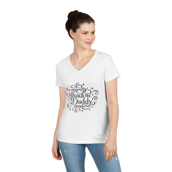 In My Shadow Daddy Era V-Neck Tee - Fandom-Made