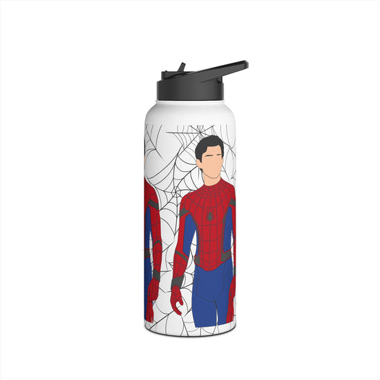 Spider-Man All-Over Print Stainless Steel Water Bottle - Fandom-Made