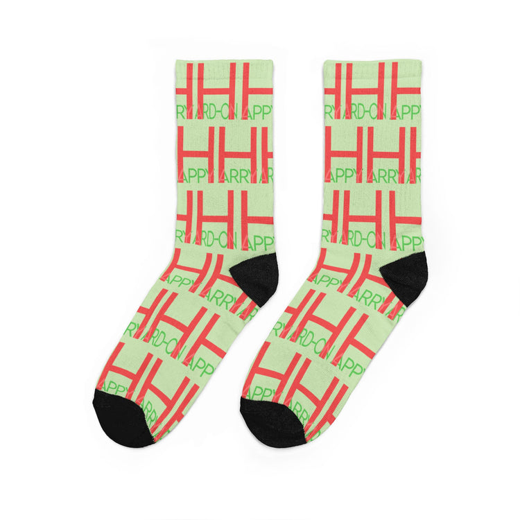 Happy Harry Hard-On Padded Crew Socks