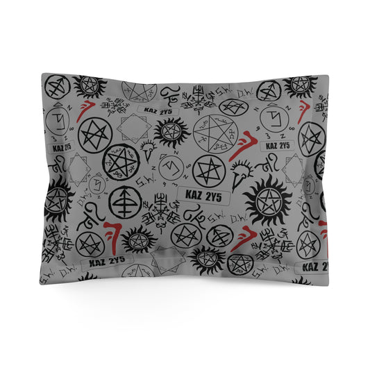 Supernatural Symbols Pillow Sham