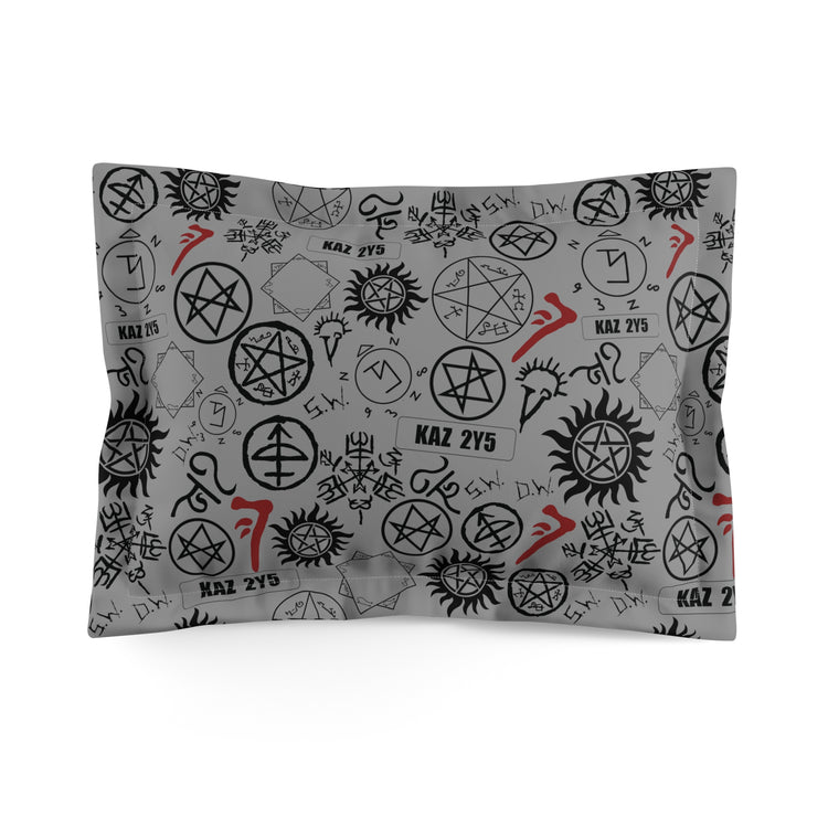 Supernatural Symbols Pillow Sham