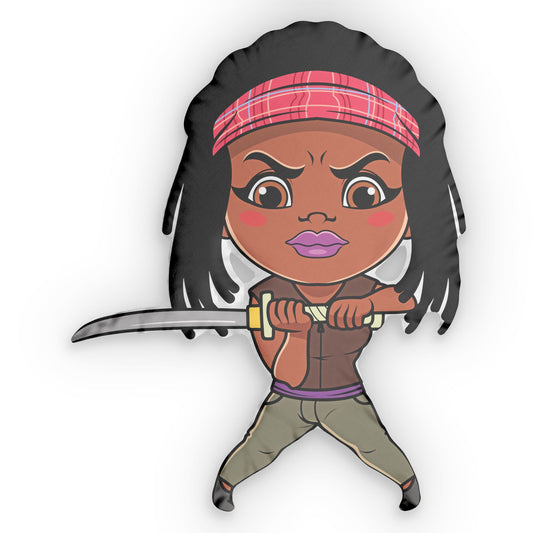 Michonne-Shaped Pillow - Fandom-Made