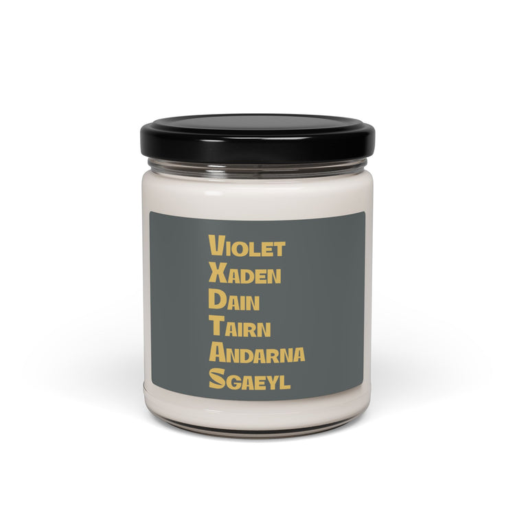 Fourth Wing Names Scented Soy Candle