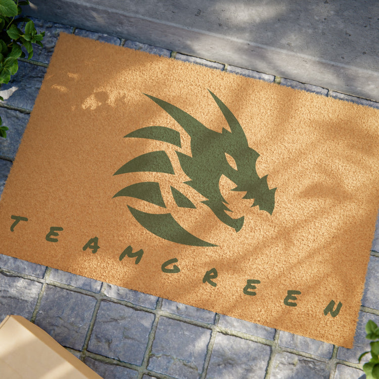 Team Green Doormat