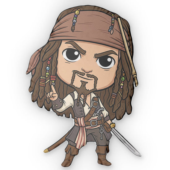 Captain Jack-Shaped Pillow - Fandom-Made
