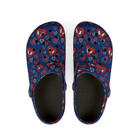 Spidey Conversation Hearts Clogs - Fandom-Made