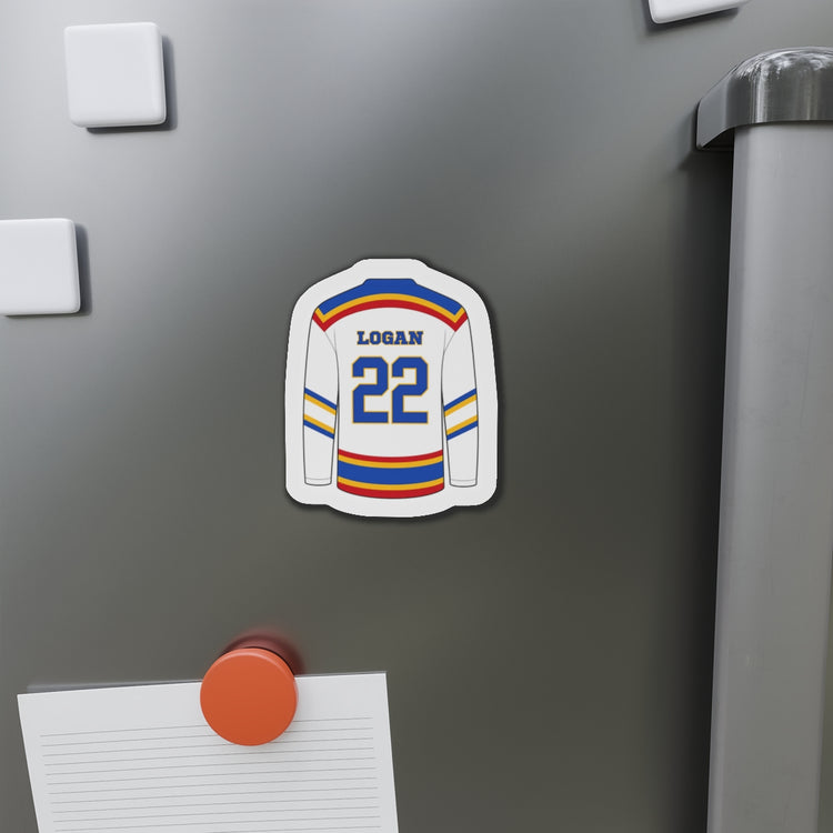 Logan Jersey Die-Cut Magnet