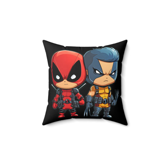 Cute Chimichangas Square Pillow - Fandom-Made