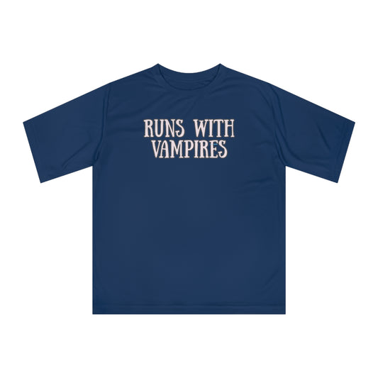 Runs With Vampires Performance T-shirt - Fandom-Made