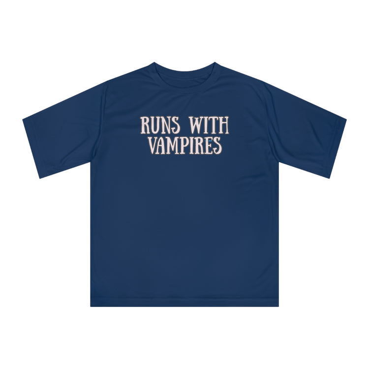 Runs With Vampires Performance T-shirt - Fandom-Made