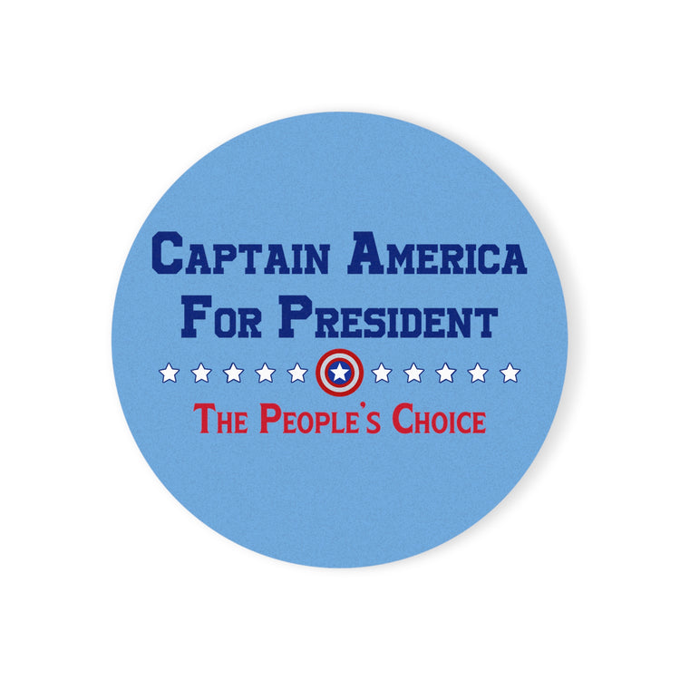 Captain America For President Coaster