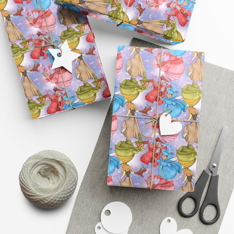 Sleeping Beauty Gift Wrap