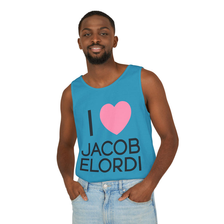 I Love Jacob Elordi Unisex Tank Top - Fandom-Made