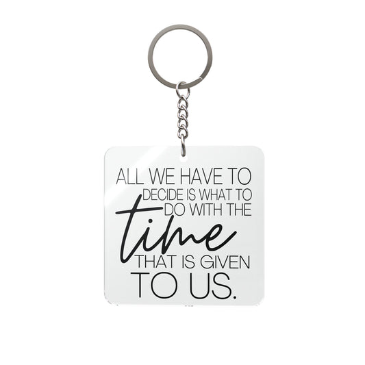 Given Time Square Keychain