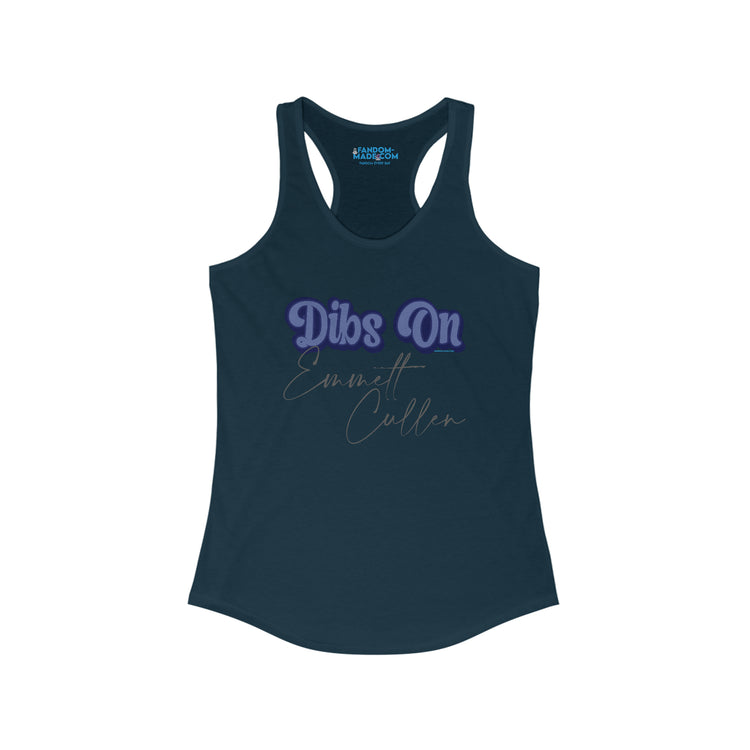 Dibs On Emmett Cullen Women's Ideal Racerback Tank - Fandom-Made