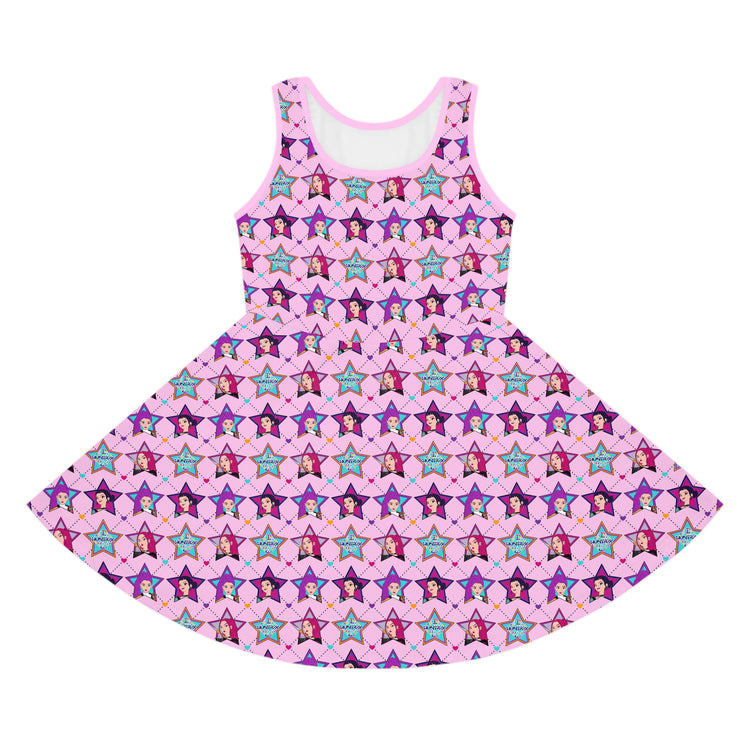 Huntrix Girls' Sleeveless Sundress - Fandom-Made