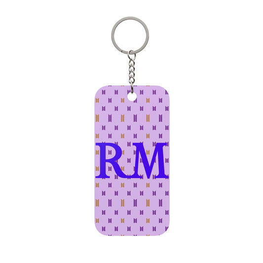 RM Double-Sided Keychain Charm