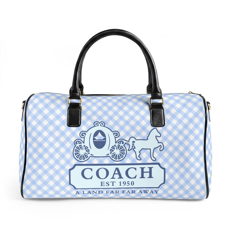 Cinderella Coach Leather Travel Bag - Fandom-Made