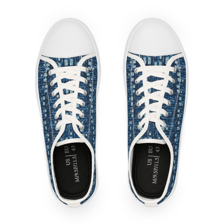 Tardis All-Over Print Men's Sneakers