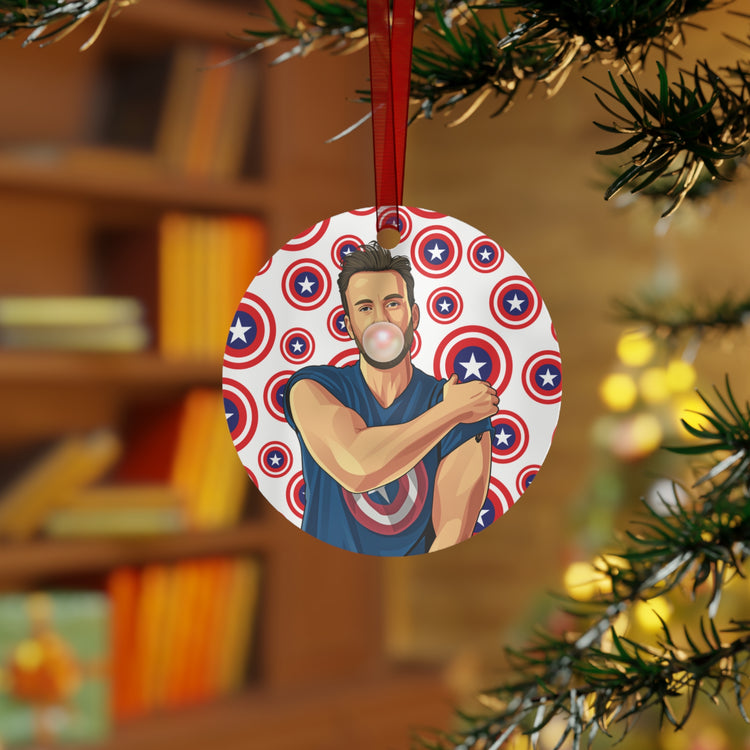 Captain America Metal Ornament