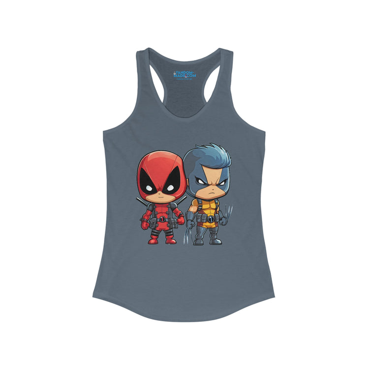 Cute Chimichangas Racerback Tank