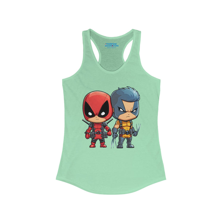 Cute Chimichangas Racerback Tank