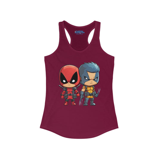 Cute Chimichangas Racerback Tank