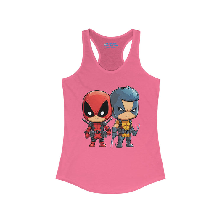 Cute Chimichangas Racerback Tank