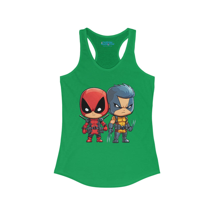 Cute Chimichangas Racerback Tank