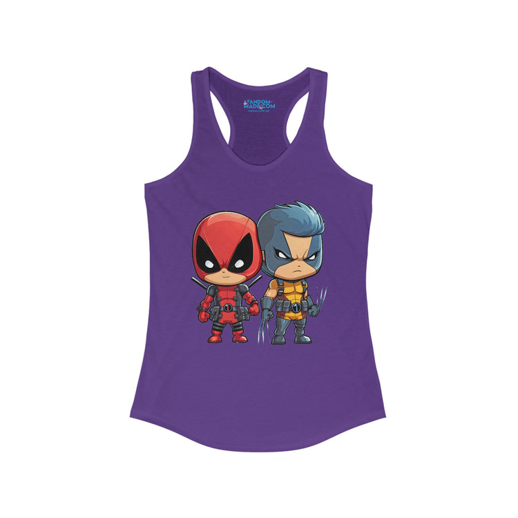 Cute Chimichangas Racerback Tank