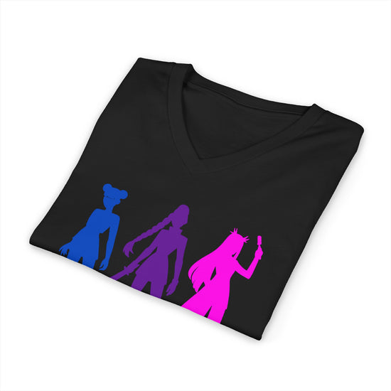 Heels Nails Blade Mascara Unisex V-Neck Tee - Fandom-Made