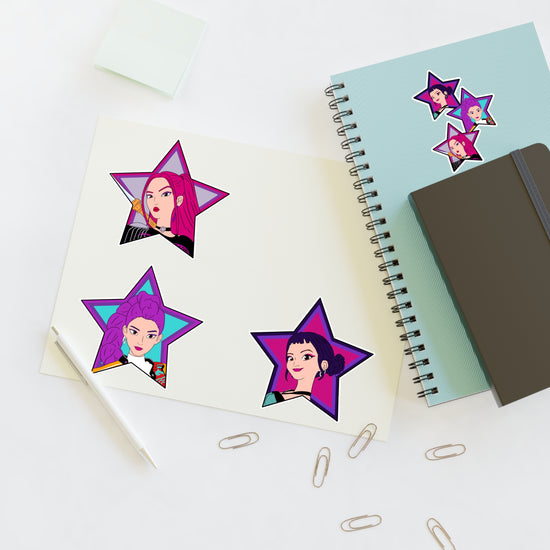 Huntrix Sticker Sheet - Fandom-Made