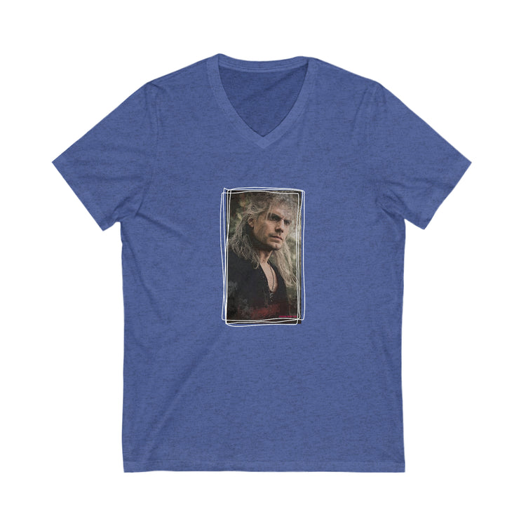 Geralt of Rivia V-Neck Tee - Fandom-Made