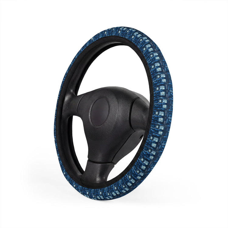 Tardis Car Steering Wheel Cover - Fandom-Made