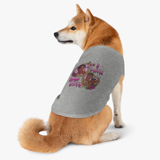 I Love Bad Boys Pet Tank Top