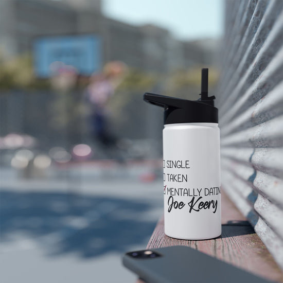 Mentally Dating Joe Keery Water Bottle - Fandom-Made