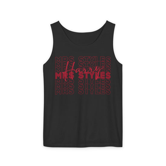 Mrs. Styles Unisex Garment-Dyed Tank Top - Fandom-Made