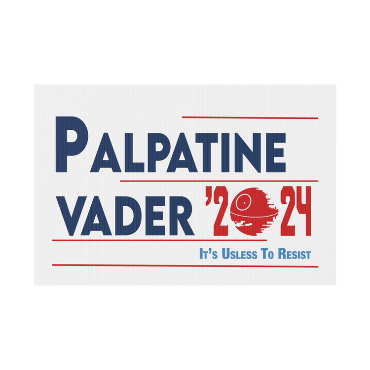 Palpatine Vader 2024 Plastic Yard Sign - Fandom-Made