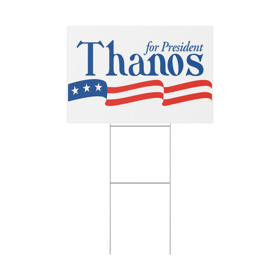 Thanos for President Yard Sign - Fandom-Made