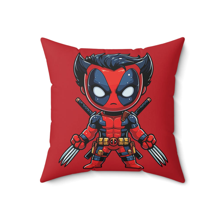 Wolfpool Faux Suede Square Pillow - Fandom-Made